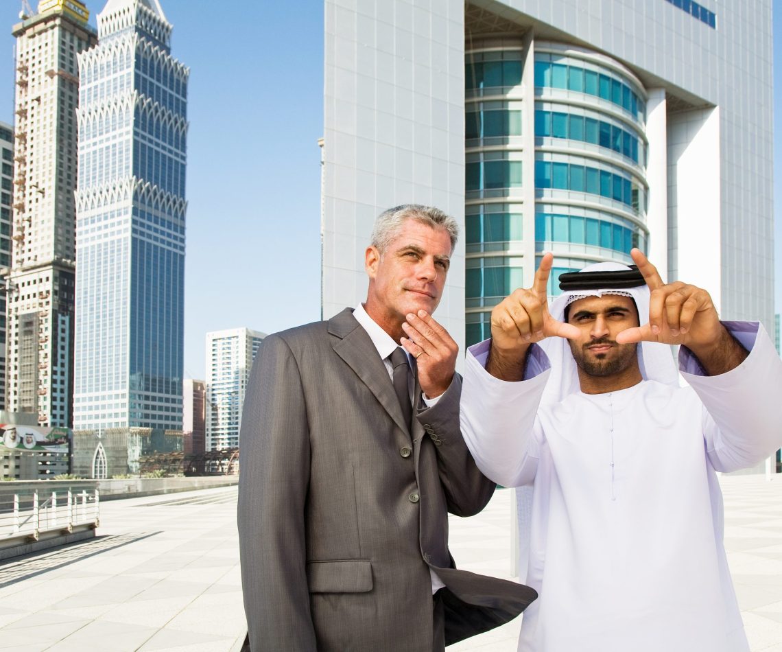 Businessmen in dubai